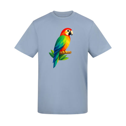 Radiant Macaw Adult Unisex T-shirt - Prism Kingdom Range Sky Blue colour variant image