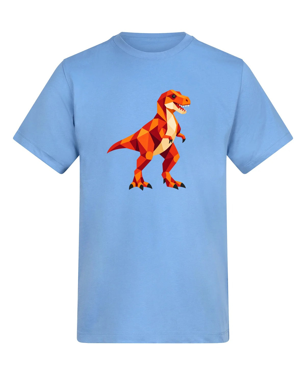 T-Rex Territory Adult Unisex T-shirt - Prism Kingdom Range Cornflower Blue colour variant image