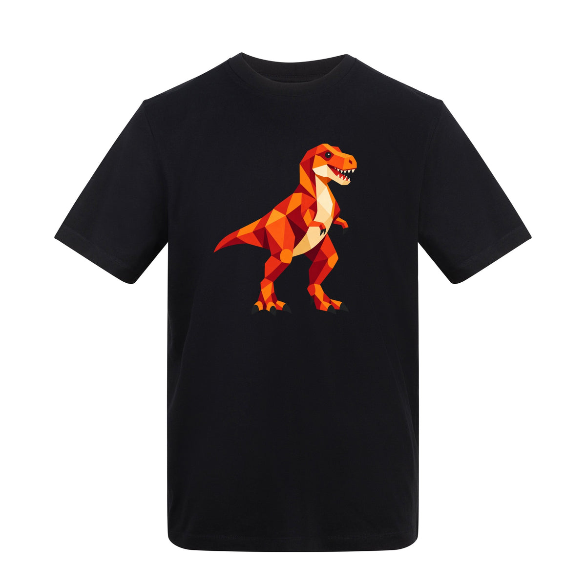 T-Rex Territory Adult Unisex T-shirt - Prism Kingdom Range Deep Black colour variant image