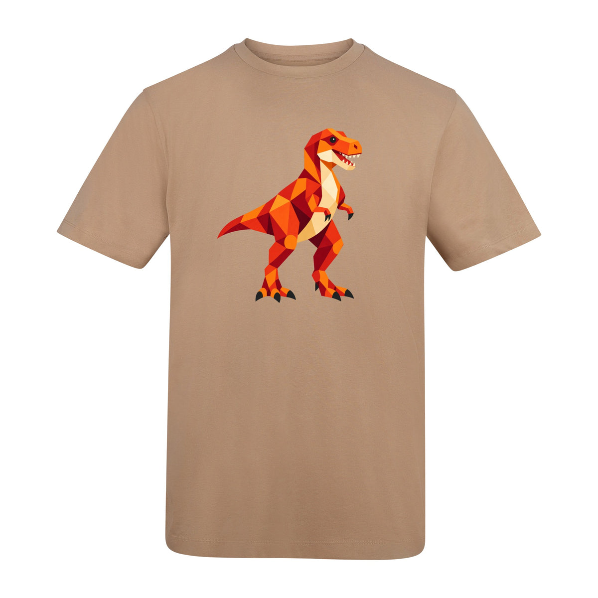 T-Rex Territory Adult Unisex T-shirt - Prism Kingdom Range Desert Sand colour variant image