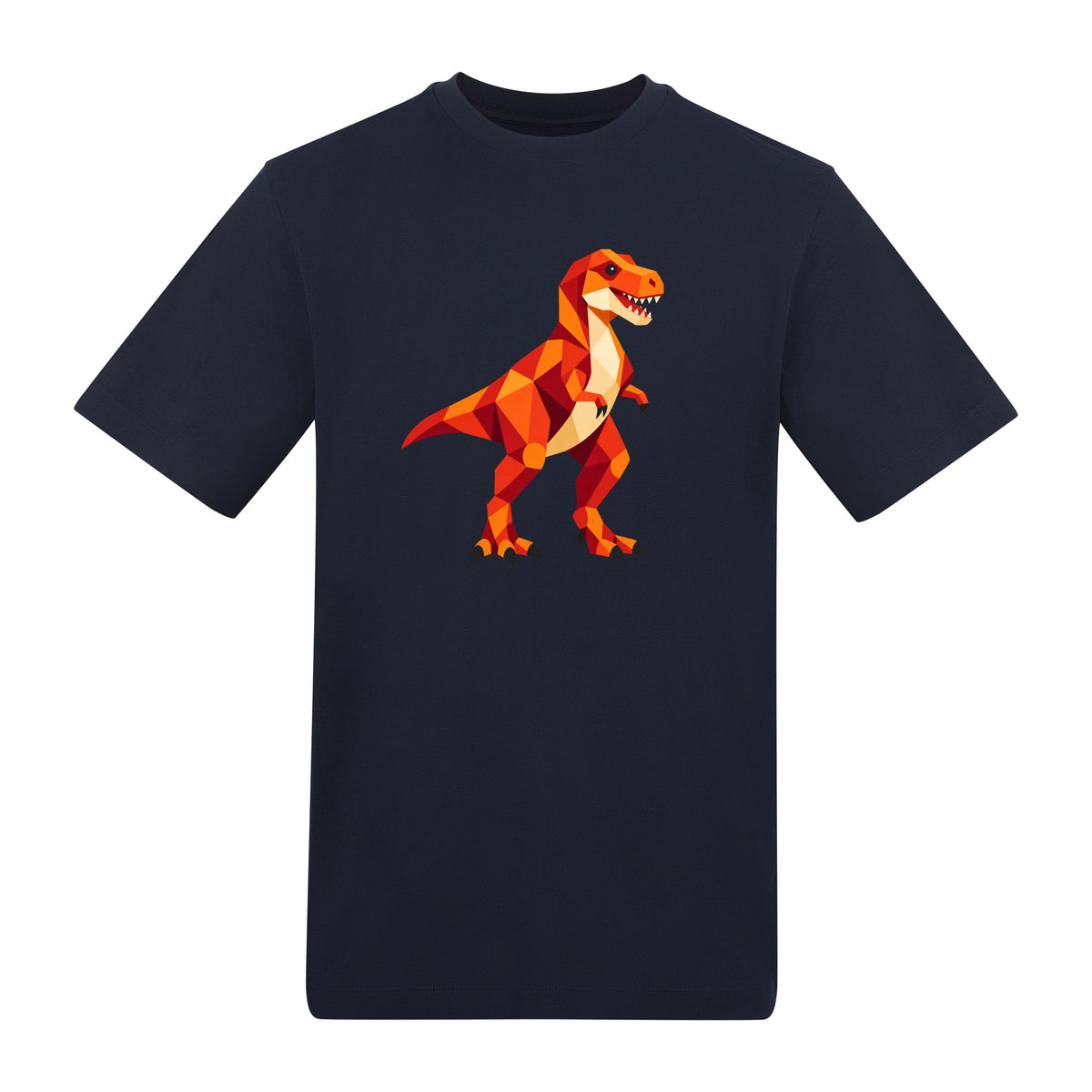 T-Rex Territory Adult Unisex T-shirt - Prism Kingdom Range French Navy colour variant image