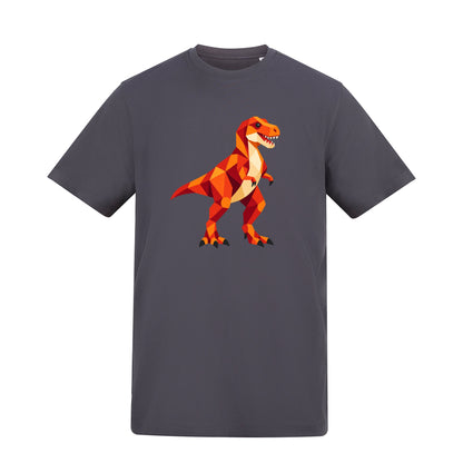 T-Rex Territory Adult Unisex T-shirt - Prism Kingdom Range Solid Charcoal colour variant image