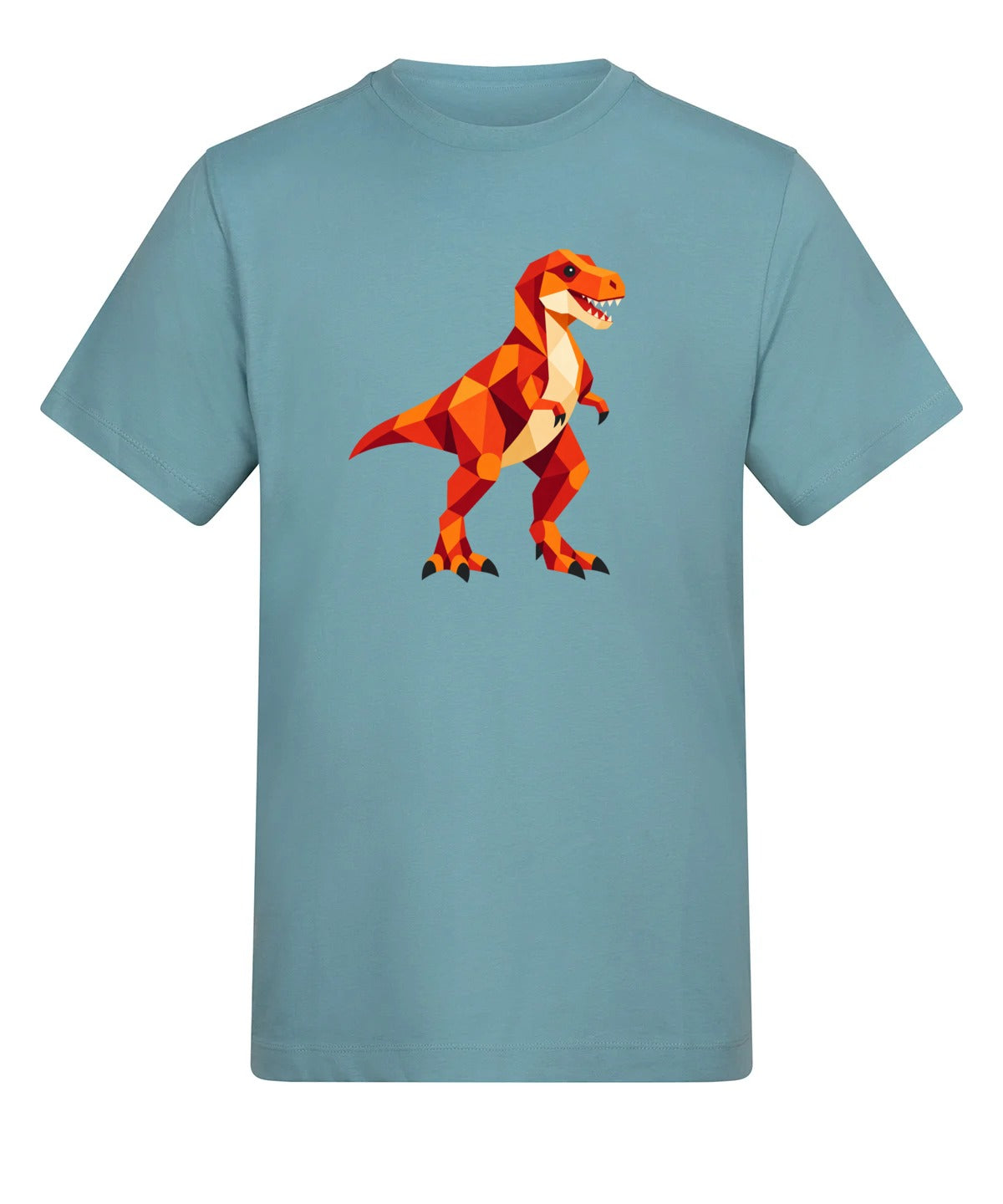 T-Rex Territory Adult Unisex T-shirt - Prism Kingdom Range Seafoam colour variant image