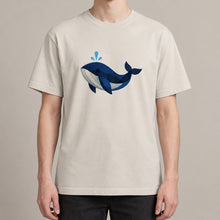 Whale in Blue Adult Unisex T-shirt - Prism Kingdom Range lead image