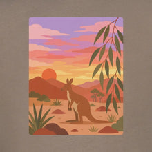 Kangaroo at Dusk Adult Unisex T-shirt - Wild Horizons Range gallery image 2