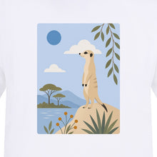 Meerkat Lookout Adult Unisex T-shirt - Wild Horizons Range gallery image 2