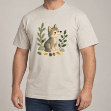 Wolf in the Winter Wood Adult Unisex T-shirt - Once Upon a Woodland lead image