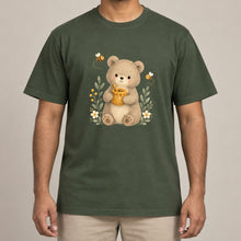 Bear and the Honey Bees Adult Unisex T-shirt - Once Upon a Woodland lead image