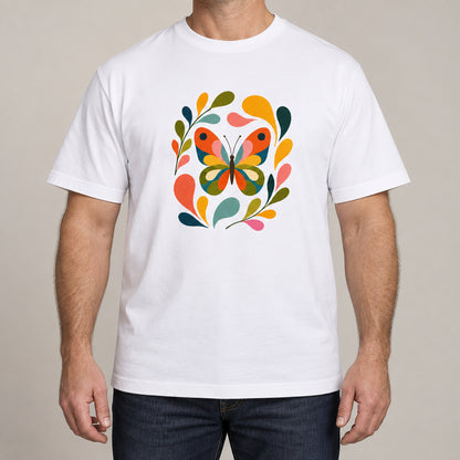 Wings in Bloom Adult Unisex T-shirt - Freeform Fauna Range lead image