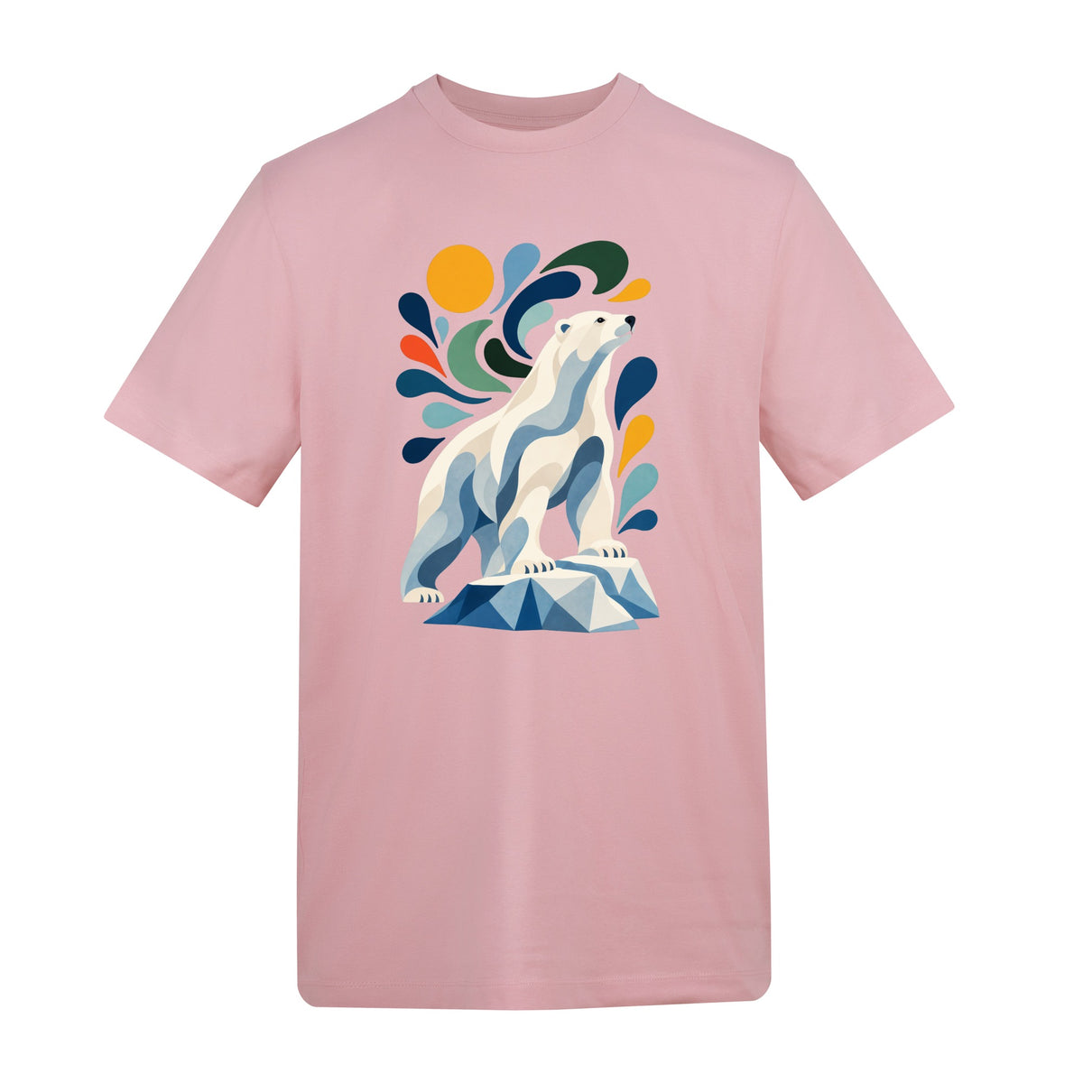 Arctic Resolve Adult Unisex T-shirt - Freeform Fauna Range