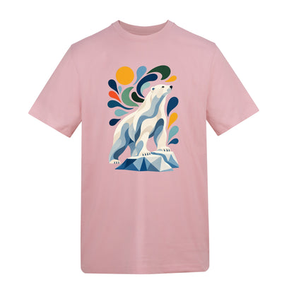 Arctic Resolve Adult Unisex T-shirt - Freeform Fauna Range