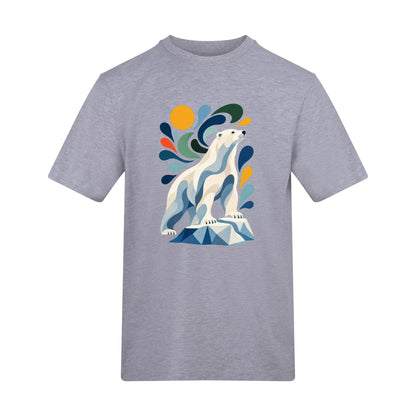 Arctic Resolve Adult Unisex T-shirt - Freeform Fauna Range Heather Grey colour variant image