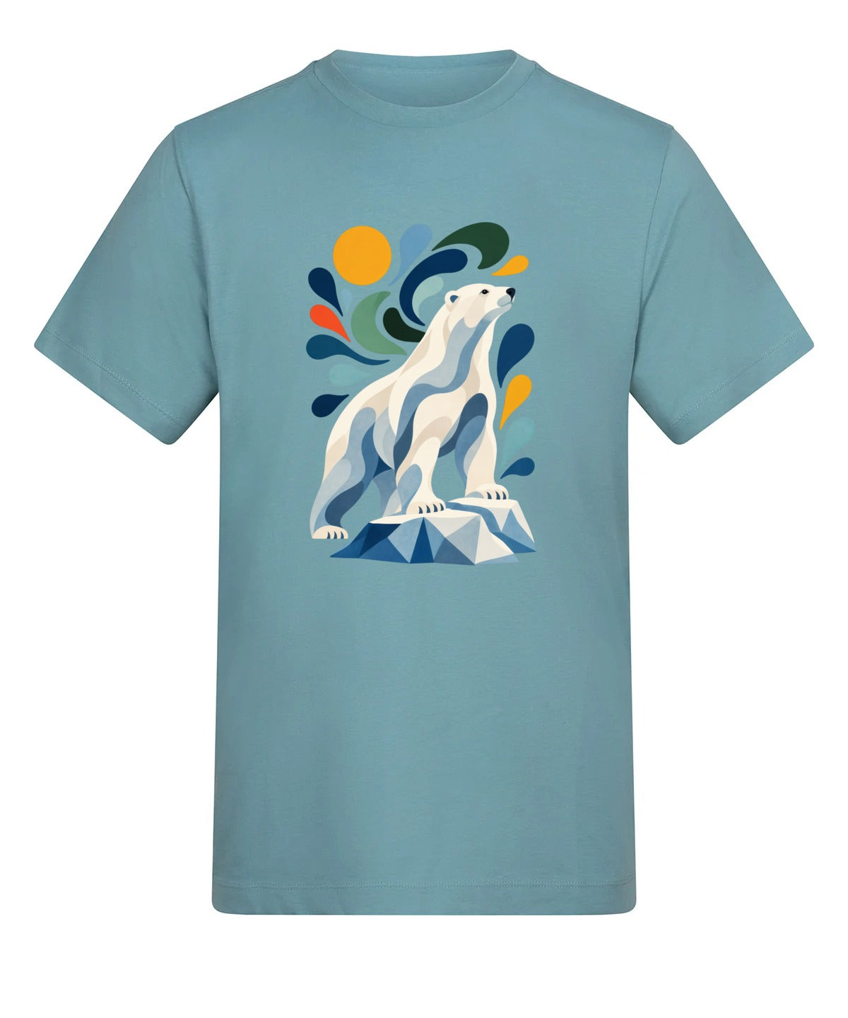 Arctic Resolve Adult Unisex T-shirt - Freeform Fauna Range