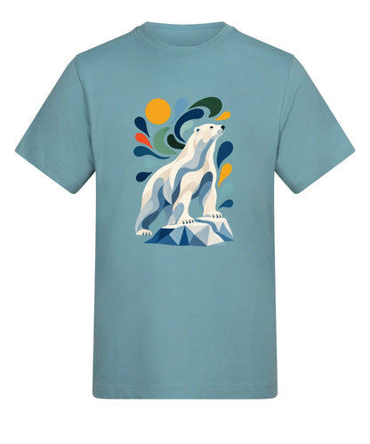Arctic Resolve Adult Unisex T-shirt - Freeform Fauna Range