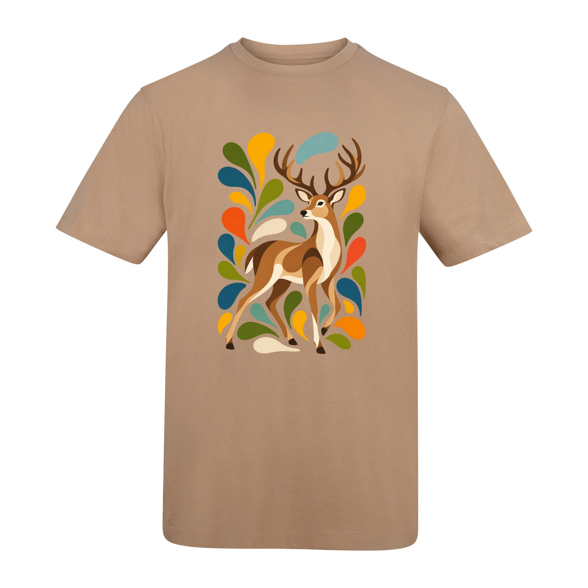 Woodland Majesty Adult Unisex T-shirt - Freeform Fauna Range