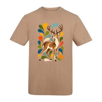 Woodland Majesty Adult Unisex T-shirt - Freeform Fauna Range