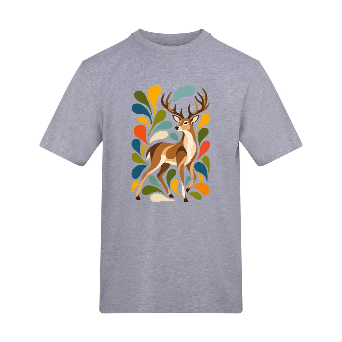 Woodland Majesty Adult Unisex T-shirt - Freeform Fauna Range