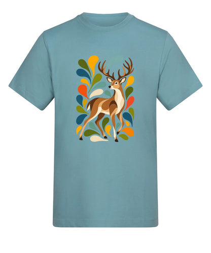 Woodland Majesty Adult Unisex T-shirt - Freeform Fauna Range