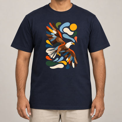 Skybound Spirit Adult Unisex T-shirt - Freeform Fauna Range lead image