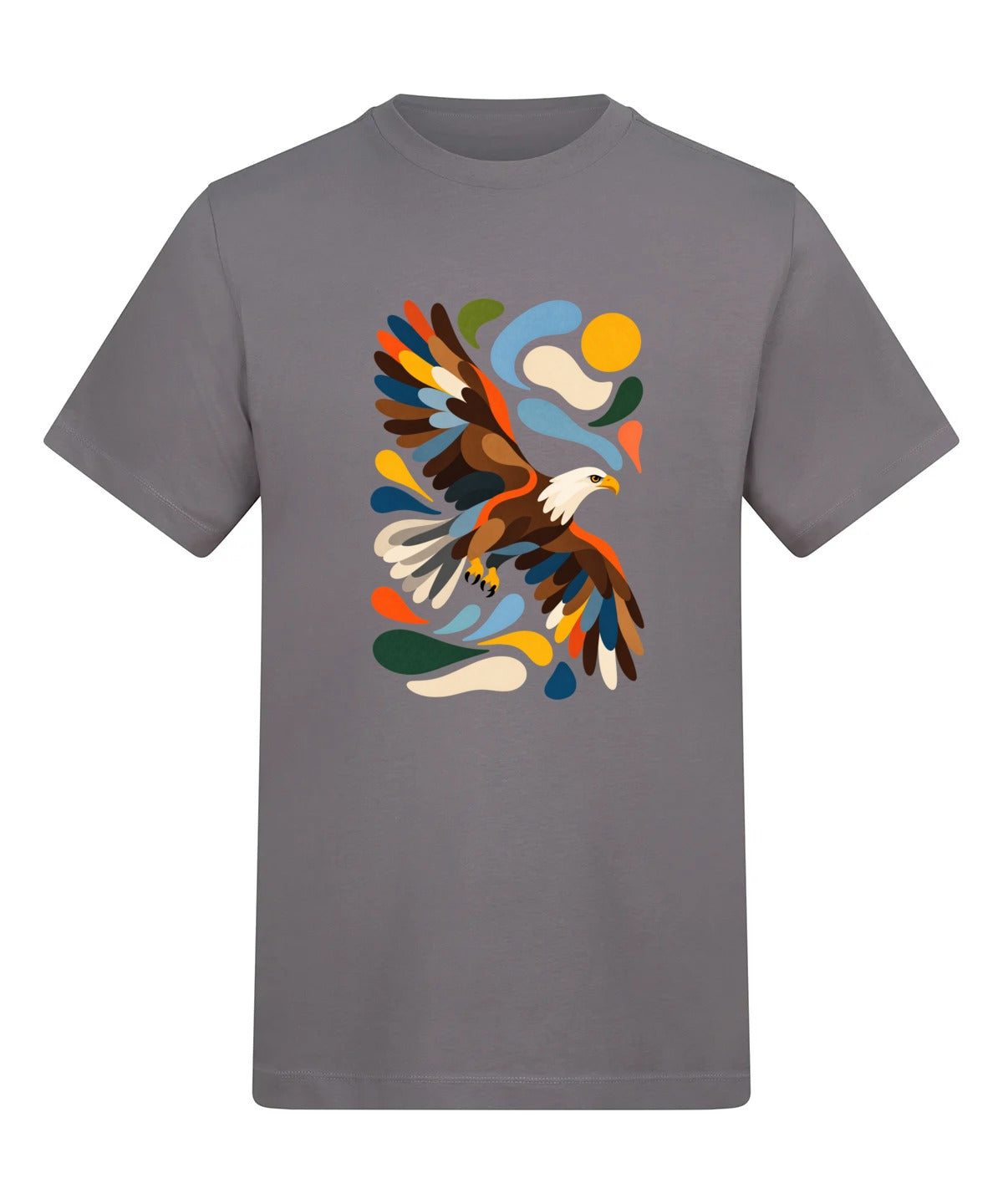Skybound Spirit Adult Unisex T-shirt - Freeform Fauna Range Dusty Lilac colour variant image