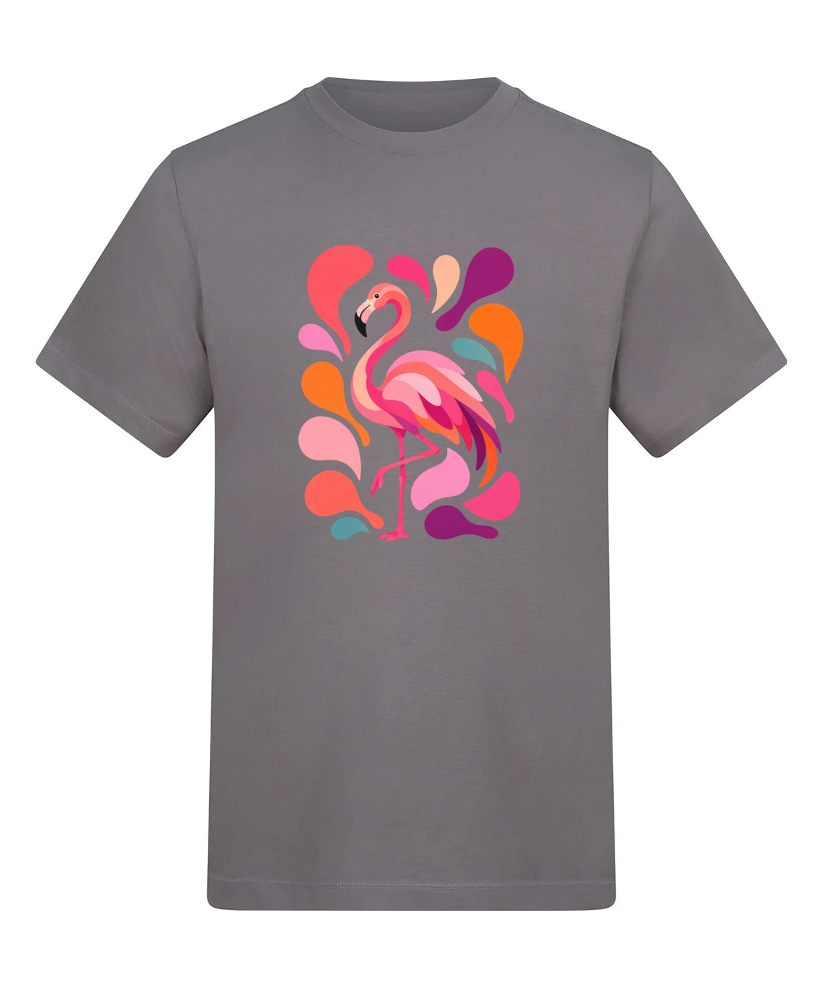 Blush in Motion Adult Unisex T-shirt - Freeform Fauna Range Dusty Lilac colour variant image