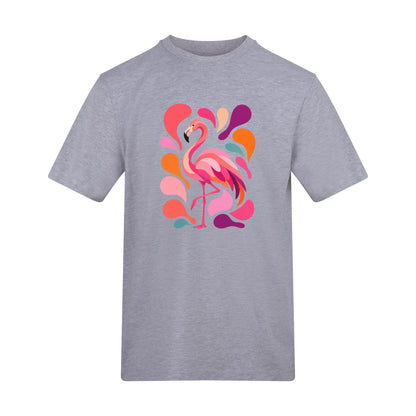 Blush in Motion Adult Unisex T-shirt - Freeform Fauna Range Heather Grey colour variant image