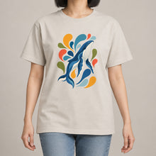 Ocean Song Adult Unisex T-shirt - Freeform Fauna Range lead image