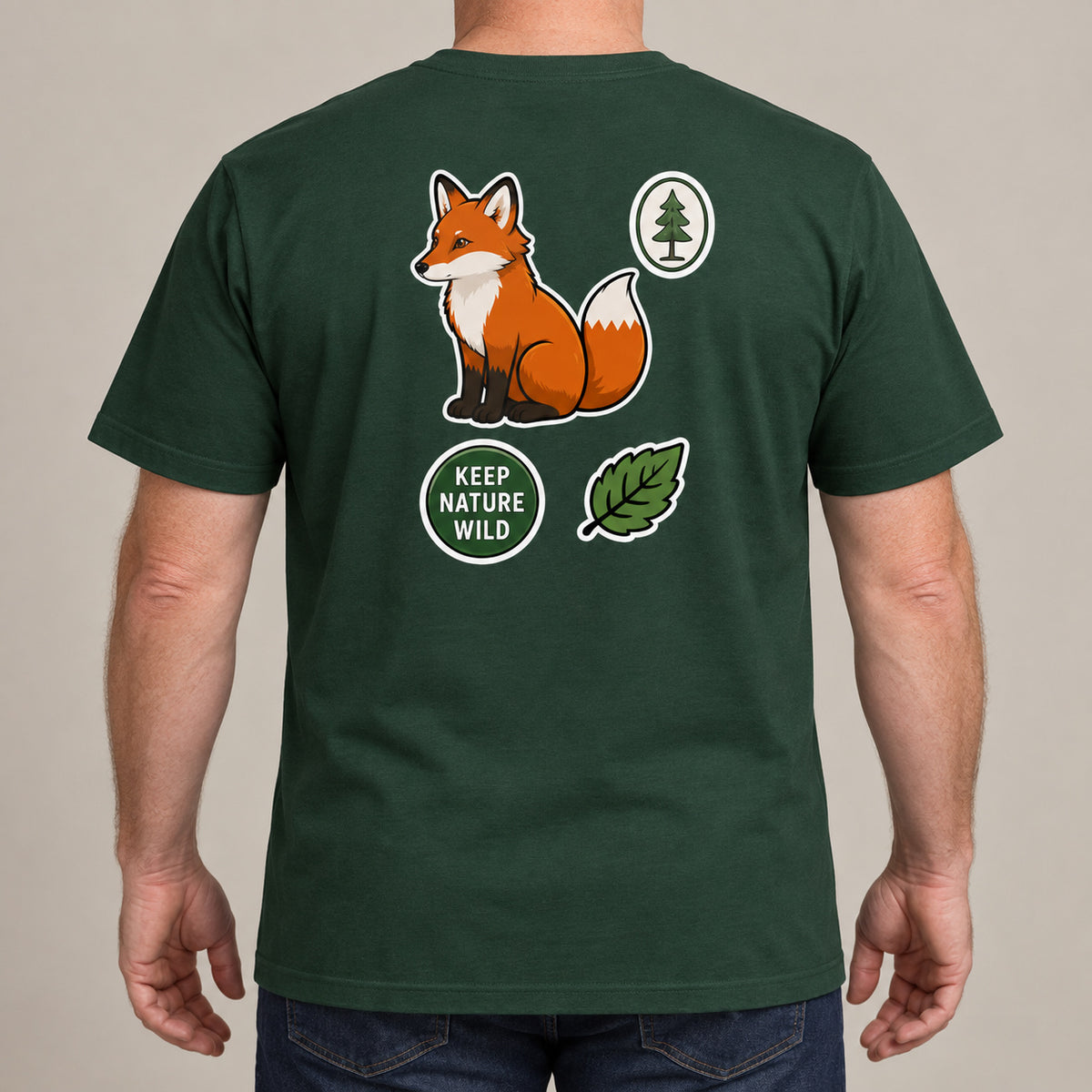 Keep Nature Wild Adult Unisex T-shirt - Badges of the Wild lead image