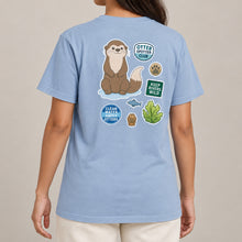 Otter Spotter Club Adult Unisex T-shirt - Badges of the Wild lead image