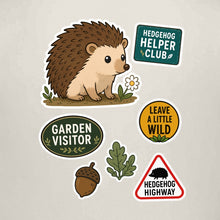 Hedgehog Helper Club Adult Unisex T-shirt - Badges of the Wild gallery image 2