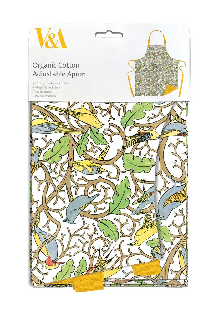 V&A Birds of Many Climes Apron by C.F.A. Voysey