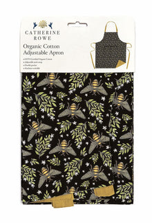 Honey Bee Organic Cotton Apron by Catherine Rowe