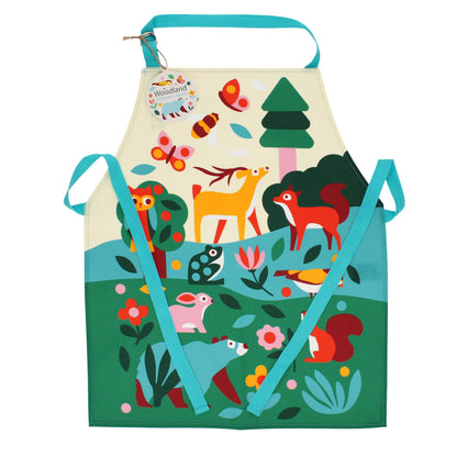 Woodland Kids' Wipeable Cotton Apron from Rex London