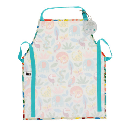 Wild Wonders Kids' Wipeable Cotton Apron from Rex London