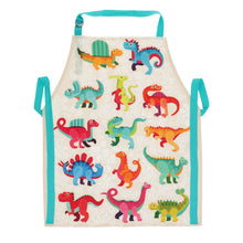 Baby Dinos Kids' Wipeable Cotton Apron from Rex London