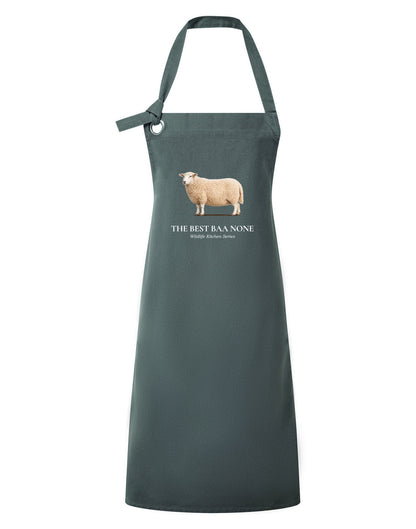 The Best Baa None Adult Apron - Wildlife Kitchen Series Slate Board colour variant image