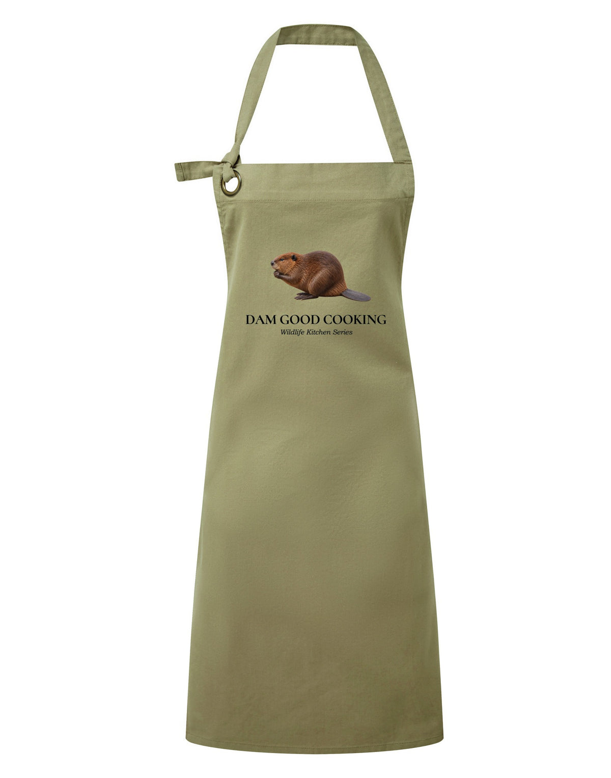 Dam Good Cooking Adult Apron - Wildlife Kitchen Series Caramel colour variant image