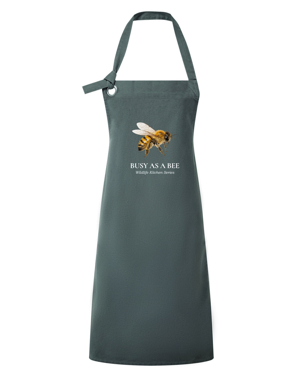 Busy as a Bee Adult Apron - Wildlife Kitchen Series Slate Board colour variant image