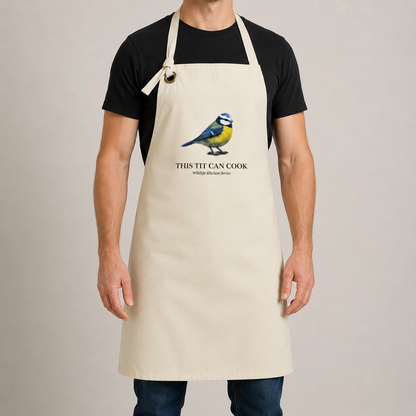 This Tit Can Cook Adult Apron - Wildlife Kitchen Series lead image