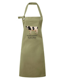Outstanding in My Field Adult Apron - Wildlife Kitchen Series Caramel colour variant image