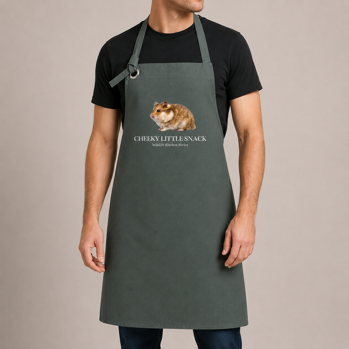 Cheeky Little Snack Adult Apron - Wildlife Kitchen Series lead image