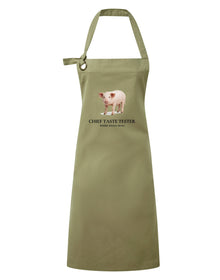 Chief Taste Tester Adult Apron - Wildlife Kitchen Series Caramel colour variant image