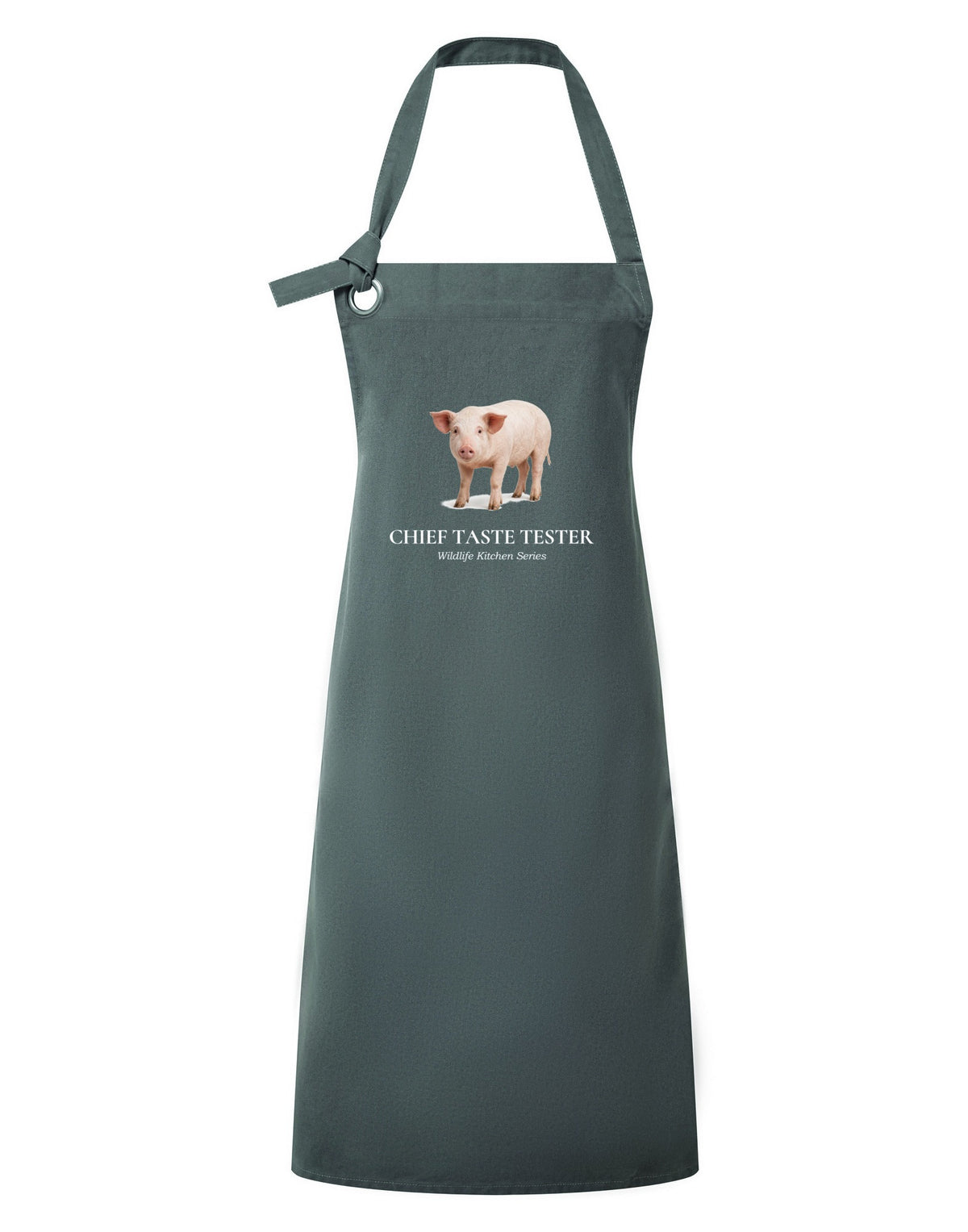 Chief Taste Tester Adult Apron - Wildlife Kitchen Series Slate Board colour variant image