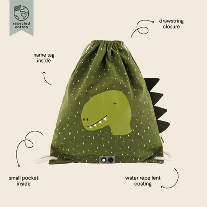 Mr Dino Kids' Drawstring Bag from Trixie