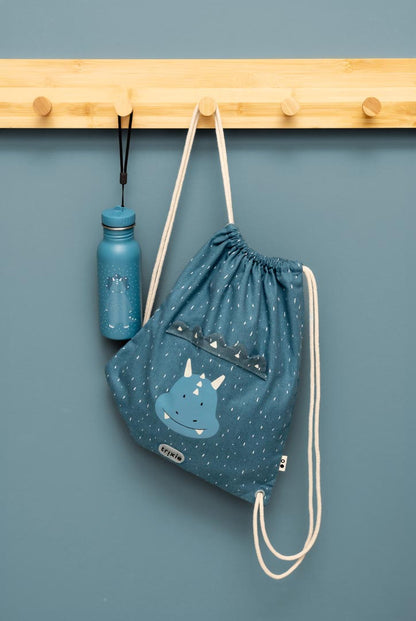 Mr Triceratops Kids' Drawstring Bag from Trixie