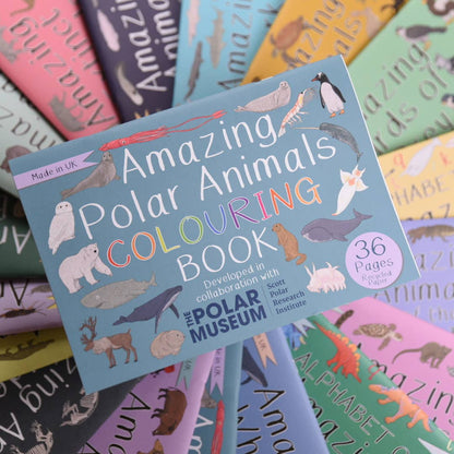 Amazing Polar Animals Colouring Book
