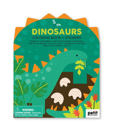 Dinosaurs Colouring Book with Stickers from Petit Collage