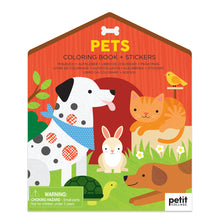 Pets Colouring Book with Stickers from Petit Collage