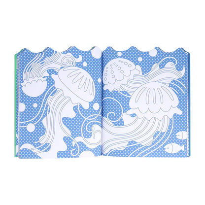 Ocean Colouring Book with Stickers from Petit Collage