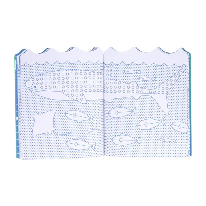 Ocean Colouring Book with Stickers from Petit Collage